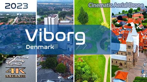 Viborg From Above K Aerial Drone Bibelhaven Sankt Mathias Gade