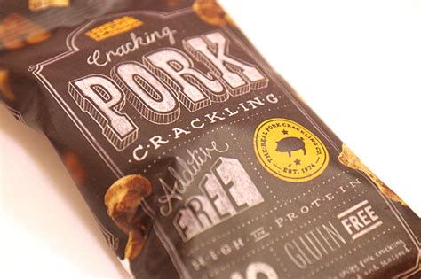 The Real Pork Crackling Company Packaging Snacks Desserts