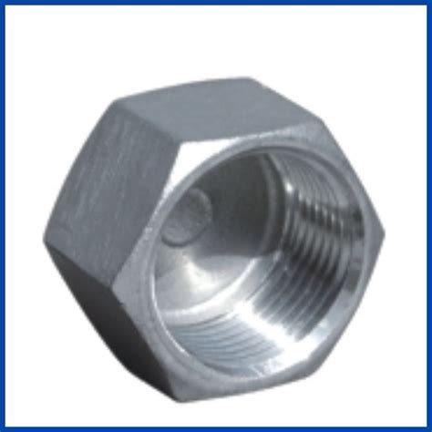 150lb Stainless Steel 304 316 Screwed Hexagon Cap With ISO4144