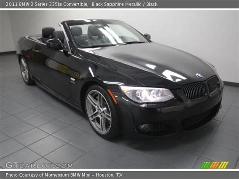 Black Sapphire Metallic 2011 Bmw 3 Series 335is Convertible Black