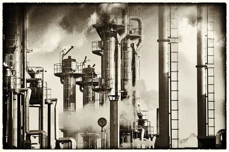 Oil Refinery Old Fashioned Style By Christian Lagereek