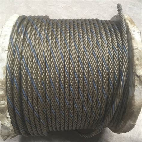 12mm 30mm Round Strand Steel Wire Rope For Crane Galvanized Steel Wire