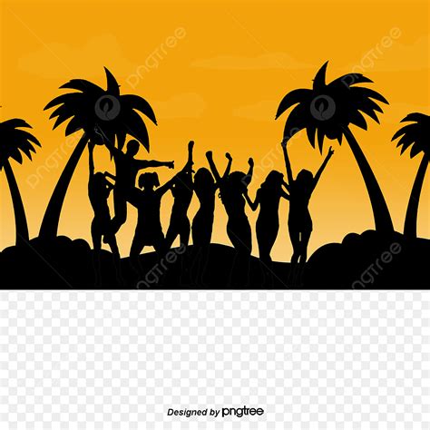 Beach Party PNG Transparent, Beach Party, Electric Party, Party, Radio ...