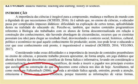 Referencial teórico de um projeto breve discussão