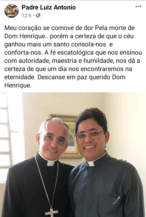 Padre Luiz Ant Nio Presta Homenagem Ao Bispo De Palmares Bezerros Hoje