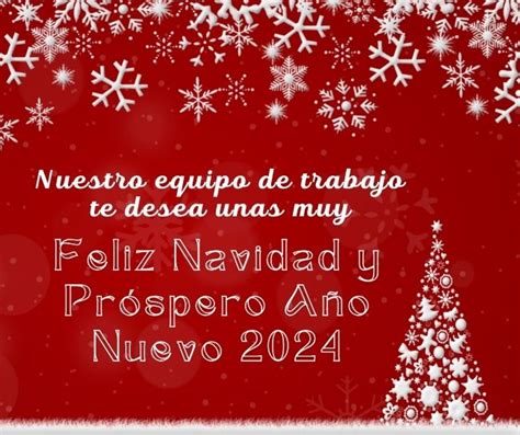 Imágenes de Feliz Navidad y Año Nuevo 2024 para clientes