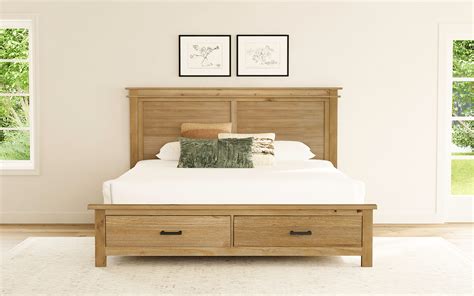 Queen Storage Bed - A-America Wood Furniture