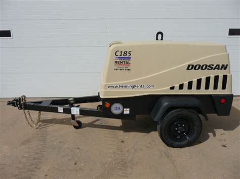 185 CFM Diesel Air Compressor - Henning Rental