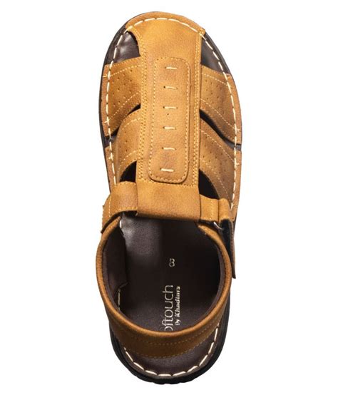 Khadim Tan Synthetic Leather Sandals Buy Khadim Tan Synthetic Leather