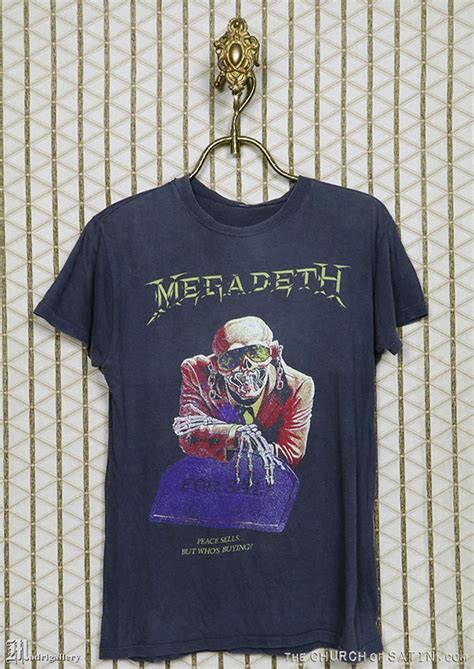 Megadeth T Shirt Vintage Rare Faded Black Tee Shirt Thrash Etsy