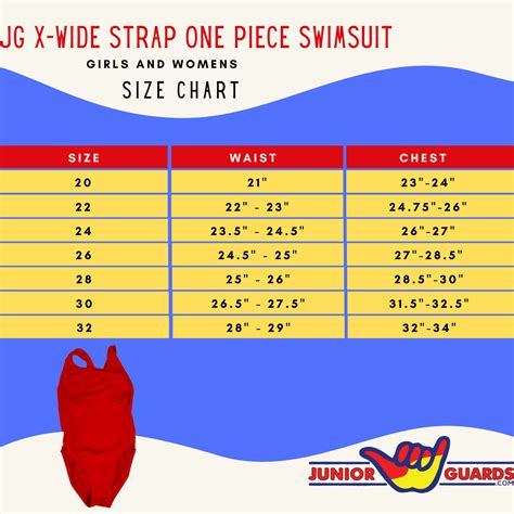 Junior Guard One Piece Wide Strap Training Red Swimsuit – eBodyboarding.com