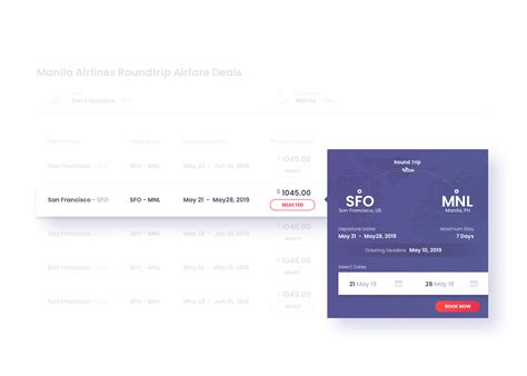 Flight Booking Website on Behance