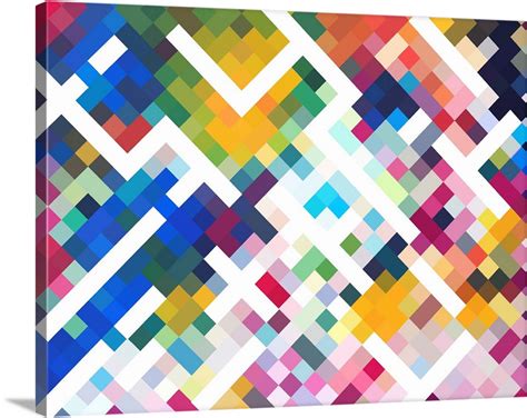 Colorful Mosaic Abstract Wall Art, Canvas Prints, Framed Prints, Wall Peels | Great Big Canvas