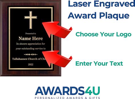 Buy Personalized Church Award Engraved Custom Religious Plaque