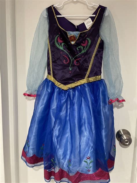 Princess Anna Frozen Halloween Costume Girls Size 4-6X - Gem