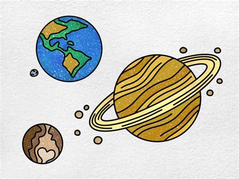 How to Draw Planets - HelloArtsy