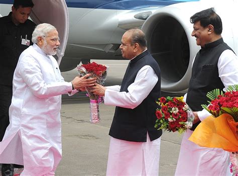 Narendra Modi In Mumbai On First Visit As Pm News