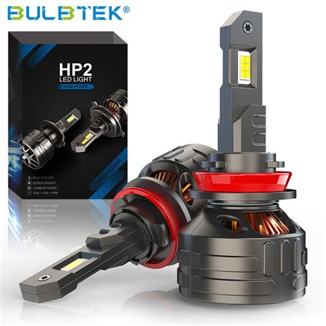 China BULBTEK HP2 Car LED Headlight H1 H4 H7 H11 Big Power 300W LED