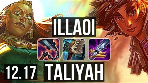 Illaoi Vs Taliyah Mid Rank Illaoi Solo Kills M Mastery