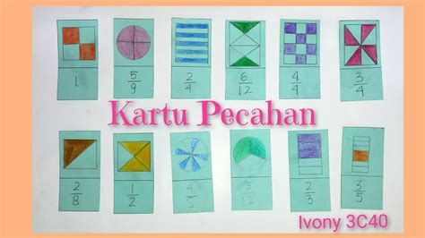 Membuat Memainkan Kartu Pecahan Matematika Kelas 3 SDK Mater Dei