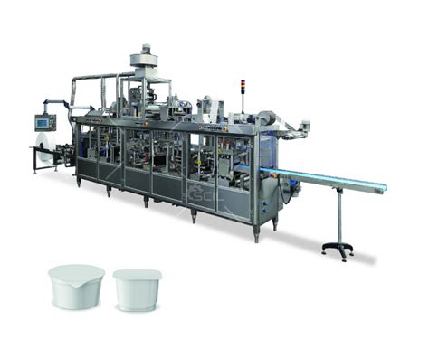 AUTOMATIC PLASTIC CUP FORMING FILLING SEALING MACHINE SCIL Machinery