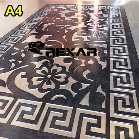 Jual Plat Motif 120x240 Cm Type A Ornamen Pagar Laser Cutting