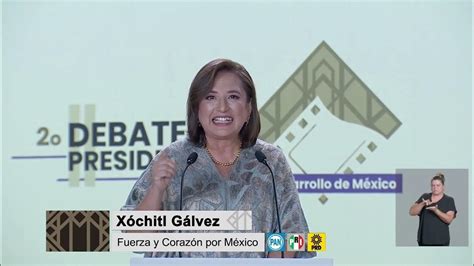 Xóchitl Gálvez Copia Frase Amlo Primero Los Pobres Youtube