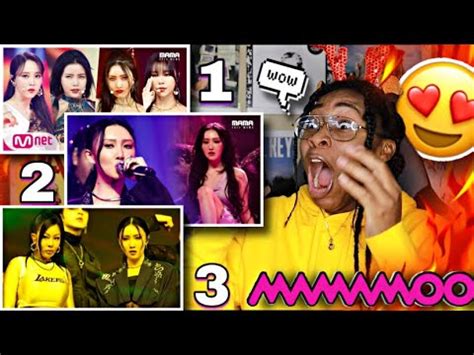 MAMAMOO HWASA JESSI MAMA 2020 LIVE PERFORMANCES REACTION AYA