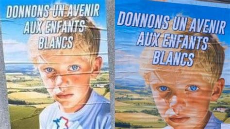 Donnons Un Avenir Aux Enfants Blancs L Affiche Qui Fait Scandale