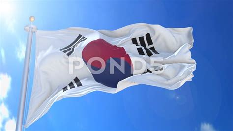 South Korea animated flag pack in 3D and green screen Stock Footage #AD ...