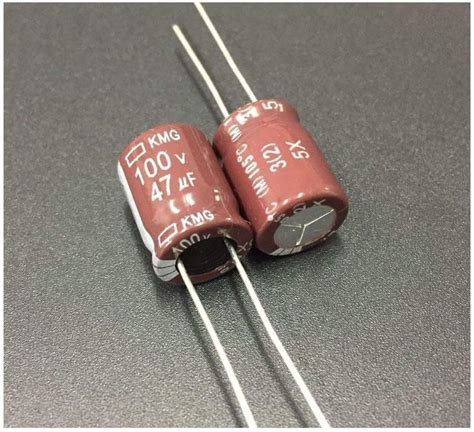 Amazon co jp コンデンサ 100 個 47uF 100V 日本ケミコン NCC KMG シリーズ 10x13mm