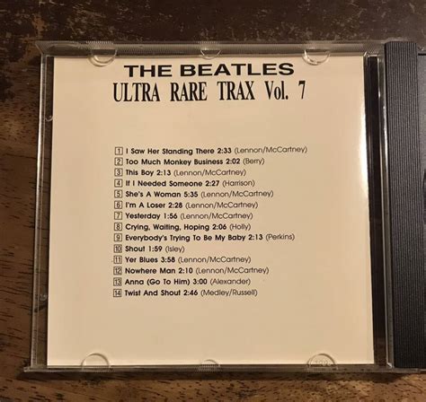 Yahoo The Beatles Ultra Rare Trax Vol Cd P