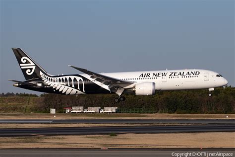 Air New Zealand Boeing 787 9 Dreamliner Zk Nzj Photo 391156 • Netairspace