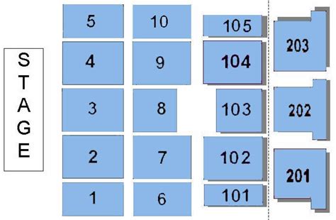 Seating Charts Boardwalk Hall