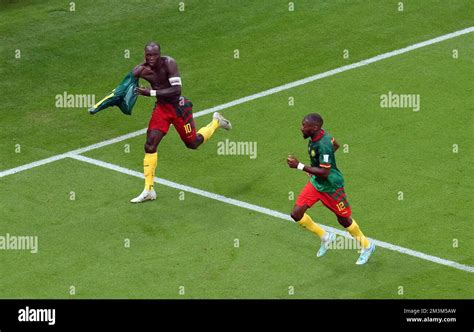 File Photo Dated 02 12 2022 Of Cameroon S Vincent Aboubakar Celebrates