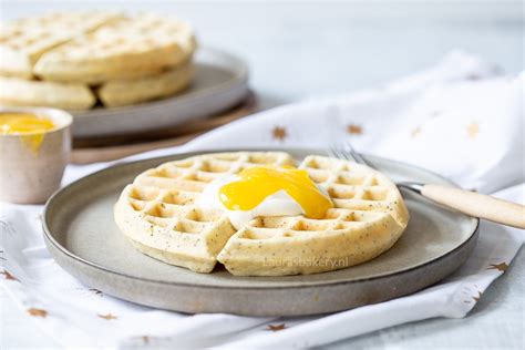 Citroen Maanzaad Wafels Met Lemon Curd Laura S Bakery