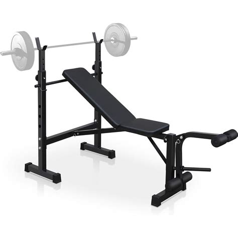 Adjustable Weight Bench, Workout Bench, Bench Press Set, Weight Storage ...