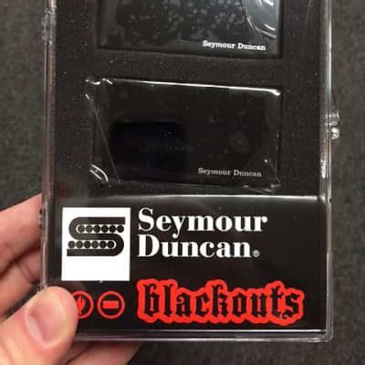 Seymour Duncan Blackouts Ahb S Shiny Black Chrome Humbucker Reverb