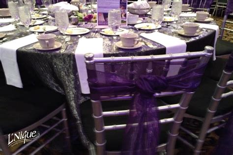 Crushed Iridescent Black Tablecloth Specialty Linen