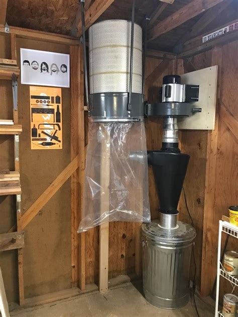 Harbor Freight 2hp Dust Collector W Cyclone Separator In Front And A