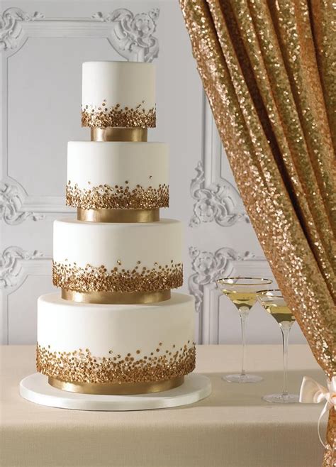 Decoración De Boda En Blanco Y Dorado ¡soñada