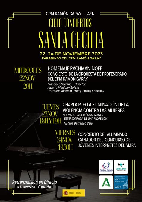 CICLO DE CONCIERTOS SANTA CECILIA 2023 Conservatorio Profesional De