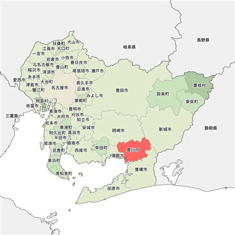 愛知県豊川市の地図 Map It マップ・イット