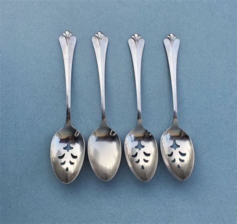 Oneida Community Stainless Royal Flute Pattern Set Of Oval Serving