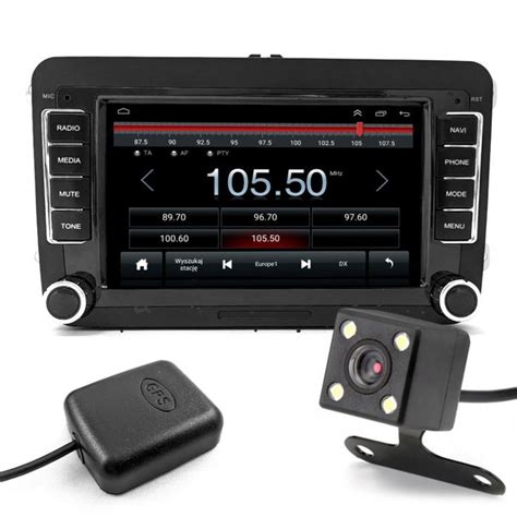 Radio Samochodowe VAG Nawigacja GPS IGo 7021A Android 9 Kamera Cofania