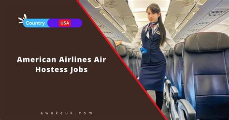 American Airlines Air Hostess Jobs 2024 - Apply Now