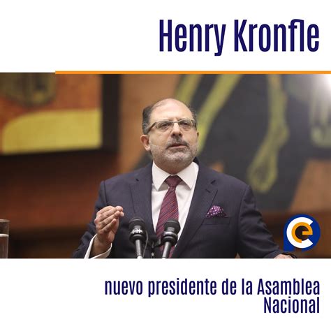 Henry Kronfle Nuevo Presidente De La Asamblea Nacional