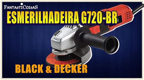 Esmerilhadeira W Maleta E Discos Black Decker G K