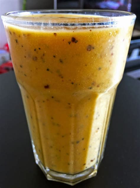 Mango Passion Fruit Smoothie Recipe From Bowl To Soul