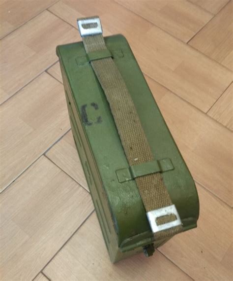 Vintage Original Army Ammo Metal Box From Machine Gun Maxim - Etsy